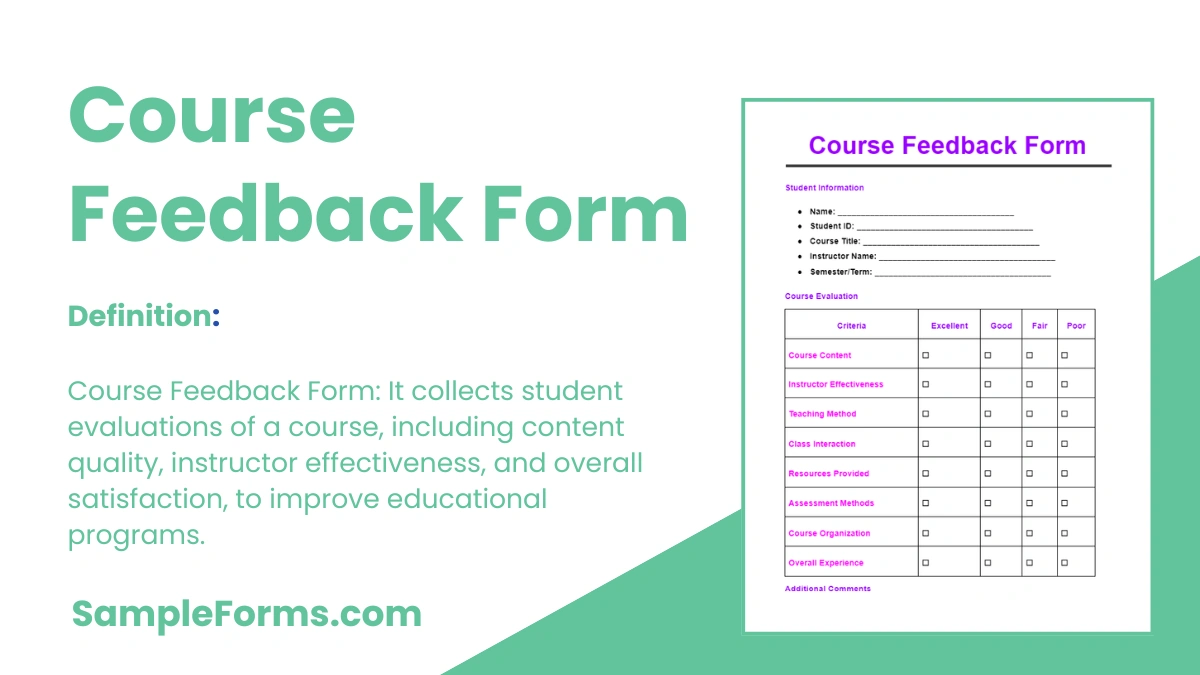 Curriculum Feedback
